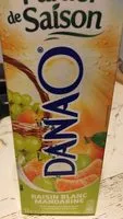 Mängden socker i Danao raisin blanc mandarine