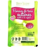 Mängden socker i Pommes de terre Entieres