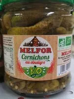 Mängden socker i Melfor cornichons au vinaigre
