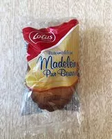 Mängden socker i Madelaine pur beurre