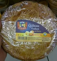 Mängden socker i Gâteau breton aux oeufs frais