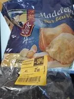 Mängden socker i Madeleines pour beurre