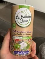 Mängden socker i Sels minéraux de mer