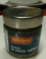 Mängden socker i Brandade de morue, 100g