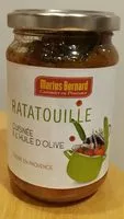 Mängden socker i Ratatouille à l'huile d'olive