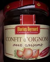 Mängden socker i Confit d'oignons aux raisins