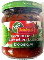 Mängden socker i Concassé de tomates basilic biologique