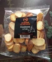 Mängden socker i Croûtons à l'aïl