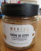 Mängden socker i Crème de cèpes