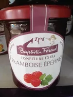 Mängden socker i Confiture extra framboise épépinée
