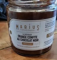 Mängden socker i Orange confite au chocolat noir