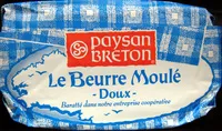 Mängden socker i Paysan Breton - Beurre moulé doux
