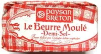 Mängden socker i Paysan Breton - Beurre moulé demi-sel