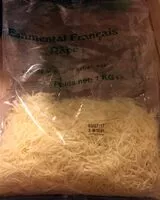 Mängden socker i Emmental français râpé