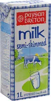 Mängden socker i Paysan Breton Laita Uht Semi Skimmed Milk