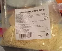 Mängden socker i EMMENTAL RAPE