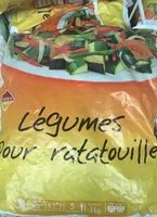 Mängden socker i Légumes pour ratatouille