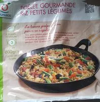 Mängden socker i Poelee gourmande riz petits legumes