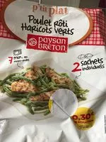 Mängden socker i Poulet rôti haricots verts