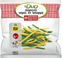Mängden socker i Duo haricots verts et beurre cuits