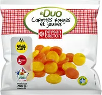 Mängden socker i Duo de carottes rouges et jaunes