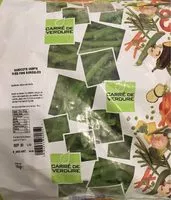 Mängden socker i Haricots verts tres fins surgelés