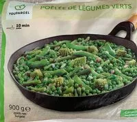 Mängden socker i Poêlée de légumes verts