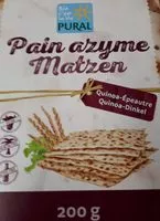 Mängden socker i Pain Azyme Matzen