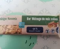 Mängden socker i bar mélange de noix salées