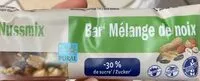 Mängden socker i Bar mélange de noix