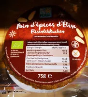 Mängden socker i Pain d’epices d’Elose