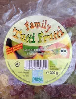 Mängden socker i Bonbons Tutti Frutti
