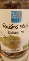 Mängden socker i RAISINS SECS SULTANINES