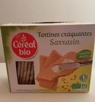 Mängden socker i Tartines craquantes sarrasin