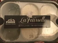 Mängden socker i Faisselle Crémier Rians 6% M.G. 125 G