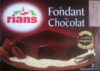 Mängden socker i Fondant au chocolat