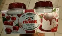 Mängden socker i La faisselle et son coulis de cerise griotte