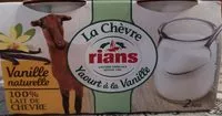 Mängden socker i Yaourt à la Vanille 100% lait de chèvre