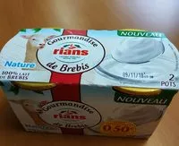 Mängden socker i Gourmandise de brebis nature