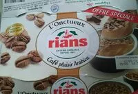 Mängden socker i Rians onctueux café