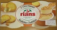 Mängden socker i L'onctueux Galettes sablées