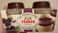 Mängden socker i Panna Cotta mûre & cassis