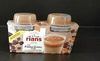 Mängden socker i Panna Cotta café et son caramel de lait