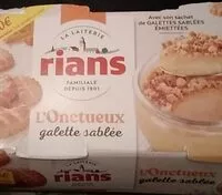 Mängden socker i Onctueux galette sablée
