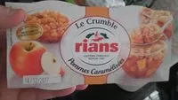 Mängden socker i Le crumble Pomme Caramelisees