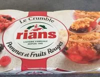 Mängden socker i Le Crumble Pommes et Fruits Rouges