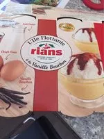 Mängden socker i L'Île Flottante à la vanille Bourbon 6 x 95 g