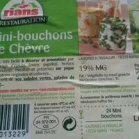 Mängden socker i 24 mini bouchons de chevre