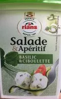 Mängden socker i Salade&Apéritif