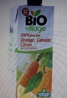 Mängden socker i Pur jus d'orange,carotte,citron